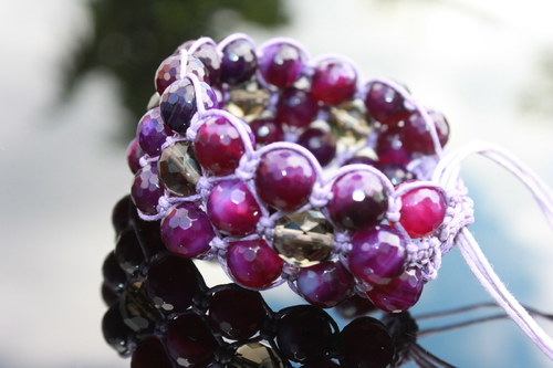 Náramek trojitý / Triple shamballa — foto 6