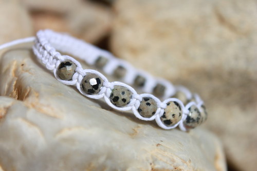 Náramek makramé/shamballa — foto 2