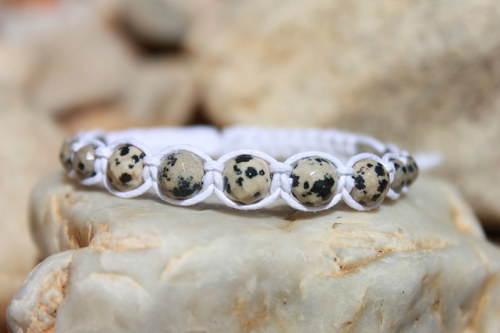 Náramek makramé/shamballa — foto 4