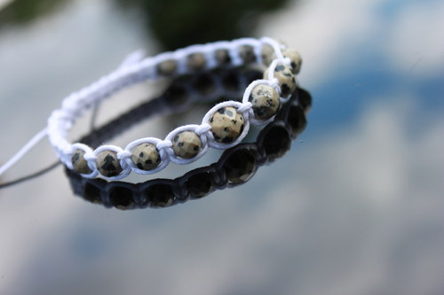 Náramek makramé/shamballa — foto 3