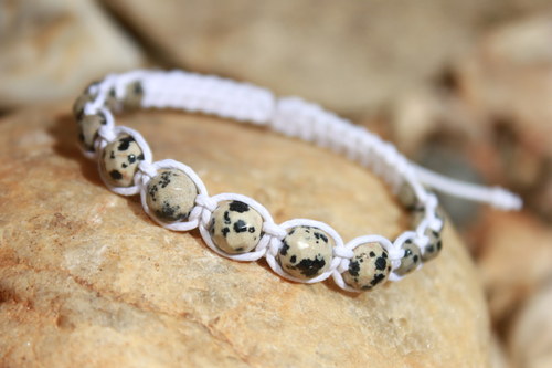 Náramek makramé/shamballa — foto 5