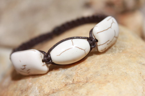 Náramek makramé/shamballa — foto 4