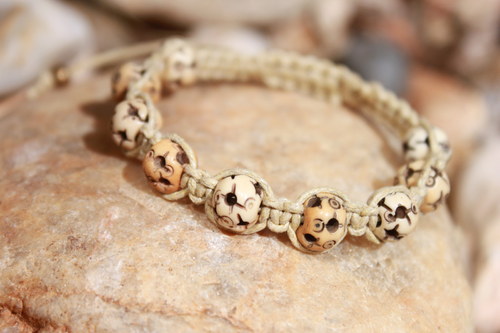 Náramek makramé/shamballa — foto 2