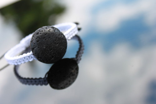 Náramek makramé/shamballa — foto 2