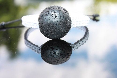 Náramek makramé/shamballa — foto 3