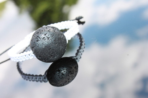 Náramek makramé/shamballa — foto 5