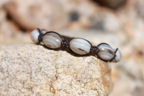 Náramek makramé/shamballa — foto 2