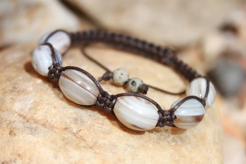 Náramek makramé/shamballa — foto 3