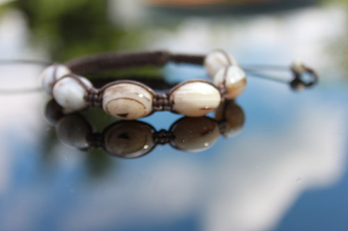 Náramek makramé/shamballa — foto 4