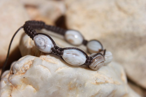 Náramek makramé/shamballa — foto 6