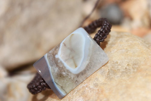 Náramek makramé/shamballa — foto 3