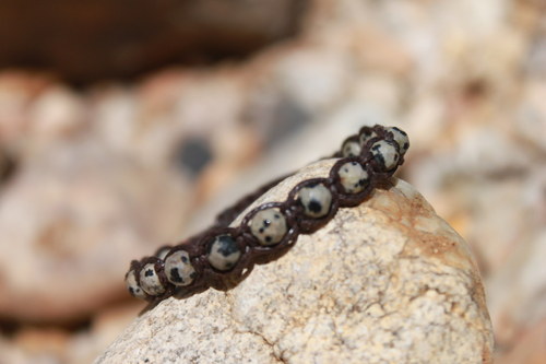 Náramek makramé/shamballa — foto 2