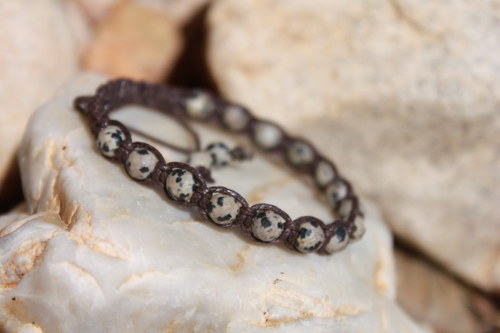 Náramek makramé/shamballa — foto 4
