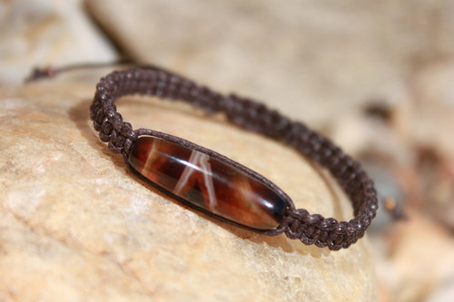 Náramek makramé/shamballa — foto 2