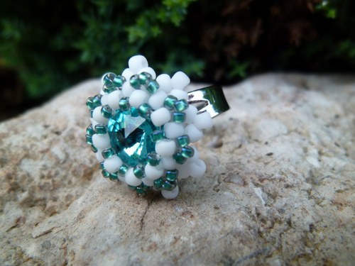 Swarovski prstýnek "Tyrkys"- dětský! — foto 3