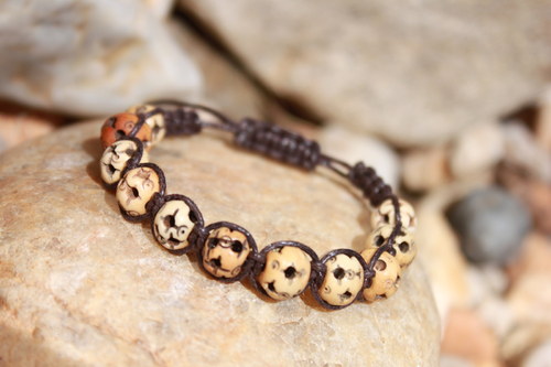 Náramek makramé/shamballa — foto 2