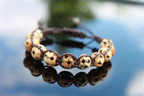 Náramek makramé/shamballa — foto 3