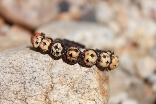 Náramek makramé/shamballa — foto 4