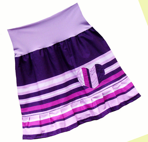 Purple heart - sukně ....... vel. S - M — foto 2