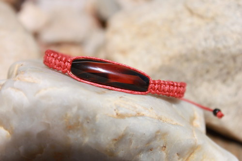 ELEGANCE.. Náramek makramé/shamballa — foto 2