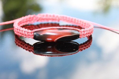 ELEGANCE.. Náramek makramé/shamballa — foto 4