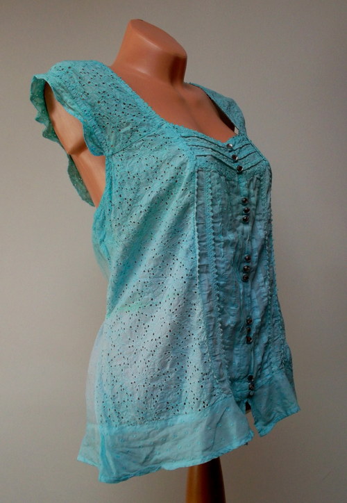 Romantic,,malovaná halenka,top — foto 4