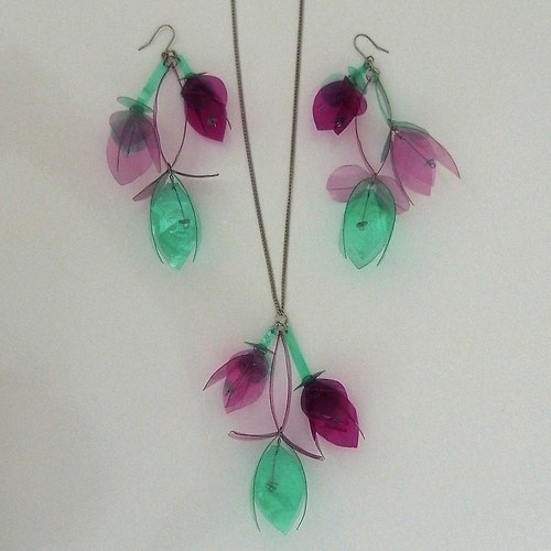 Upcycling: Sada Fuchsia Secese — foto 3