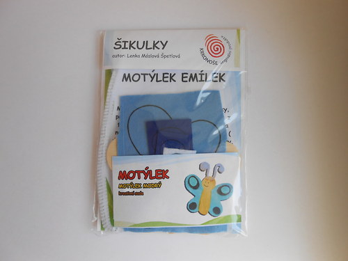 ŠIKULKA - Motýlek Emílek modrý — foto 2