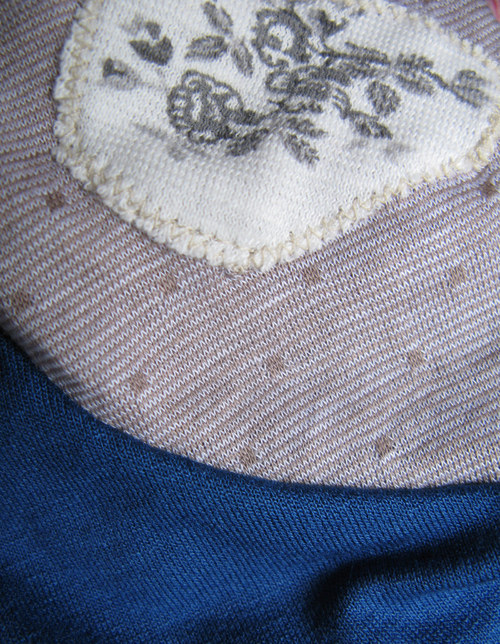 Triko s dlouhym modré — foto 5