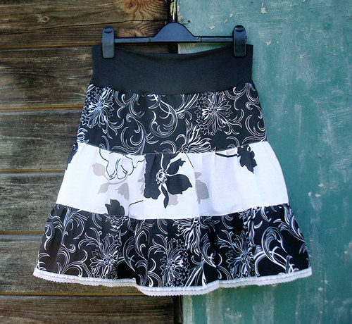 Black and white skirt — foto 6