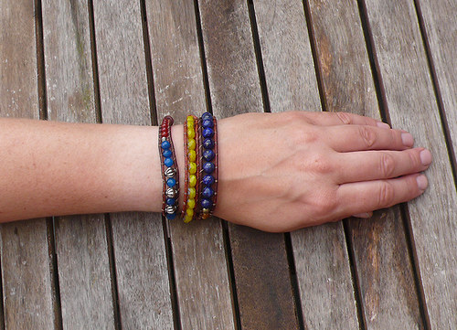 Náramek s lapis lazuli — foto 6