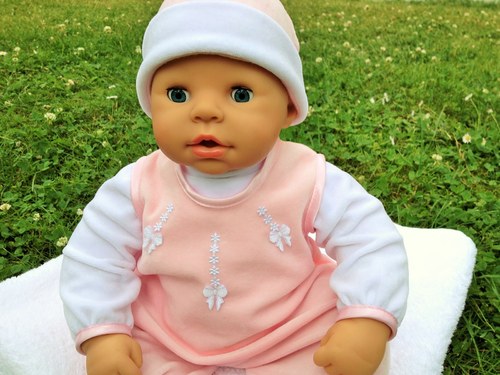 Sametová soupravička na miminko — foto 3