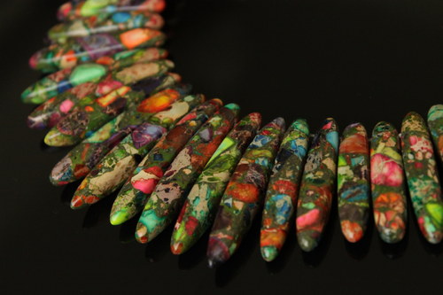 Multi-color variscitový hranolek — foto 2