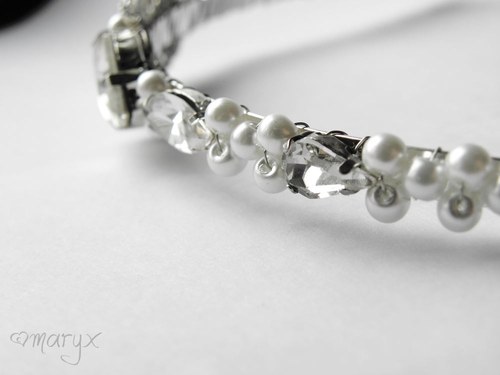 Luxury pearl •svatební čelenka• — foto 4