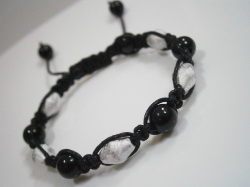 Shamballa náramek (makramé) — foto 2