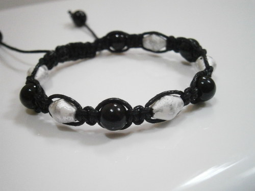 Shamballa náramek (makramé) — foto 3