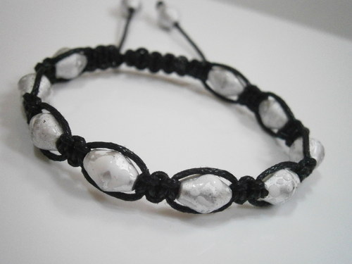 Shamballa náramek (makramé) — foto 3