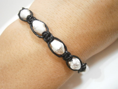 Shamballa náramek (makramé) — foto 4