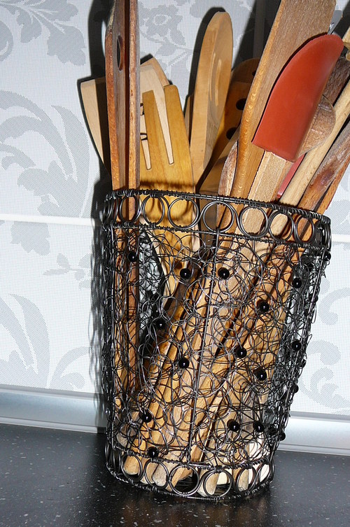 Drátovaný obal na květináč — foto 6