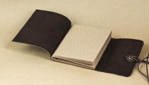 Malý kožený Mini Journal - Simple /jednoduchý — foto 4