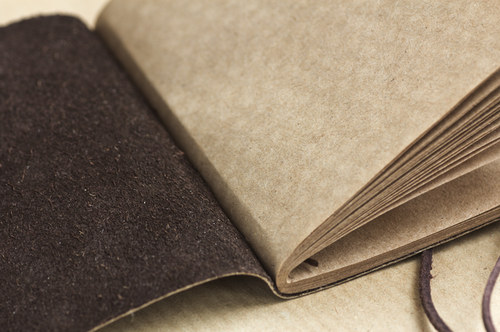 Malý kožený Mini Journal - Simple /jednoduchý — foto 5