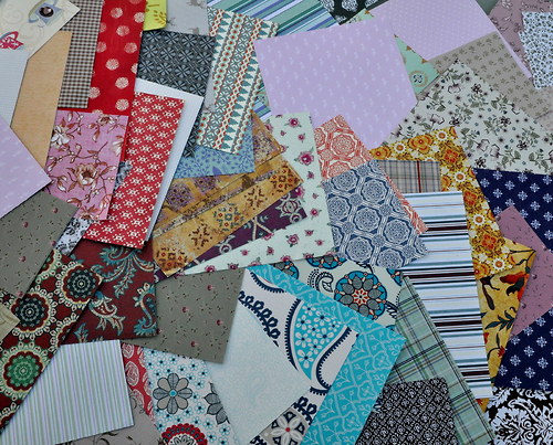 Scrapbookové papíry - velká hromada — foto 2