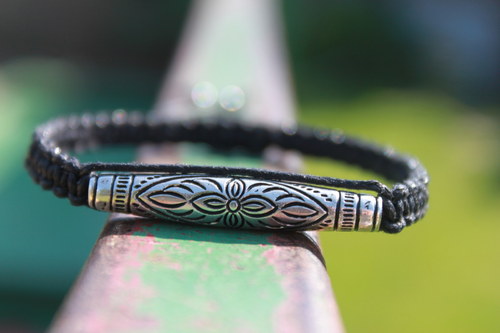 Náramek makramé/shamballa — foto 2