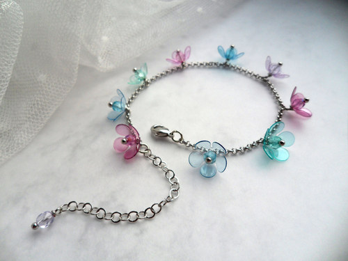 Náramek Cascade pastels.mini fleur... — foto 2