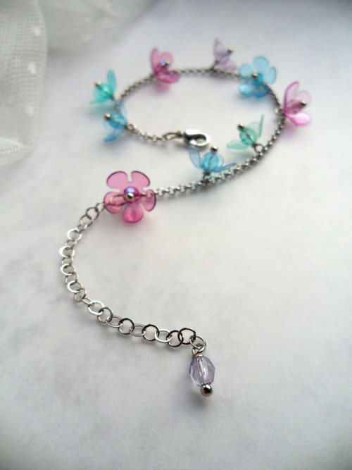 Náramek Cascade pastels.mini fleur... — foto 6