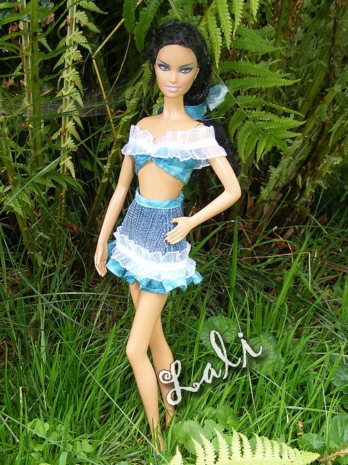 Sukýnka a topík pro Model Muse Barbie — foto 2