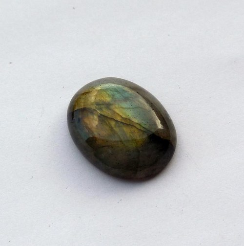 Labradorit - kabošon (23 x 16 x 5 mm) — foto 4