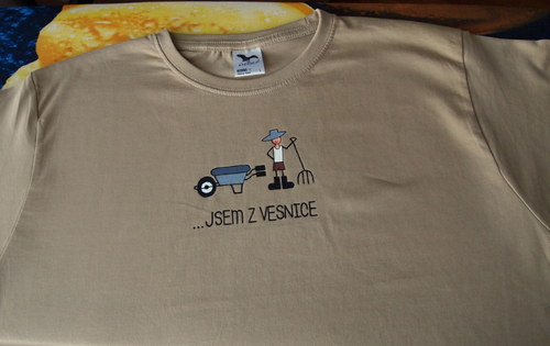 Tričko L " Jsem z vesnice " — foto 3