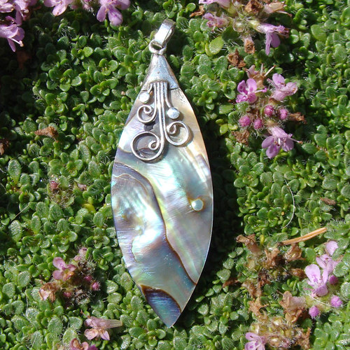 Přívěsek z Abalone (Paua) mušle — foto 2