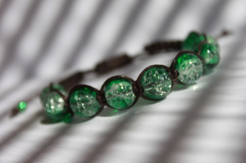 Náramek makramé/shamballa — foto 2